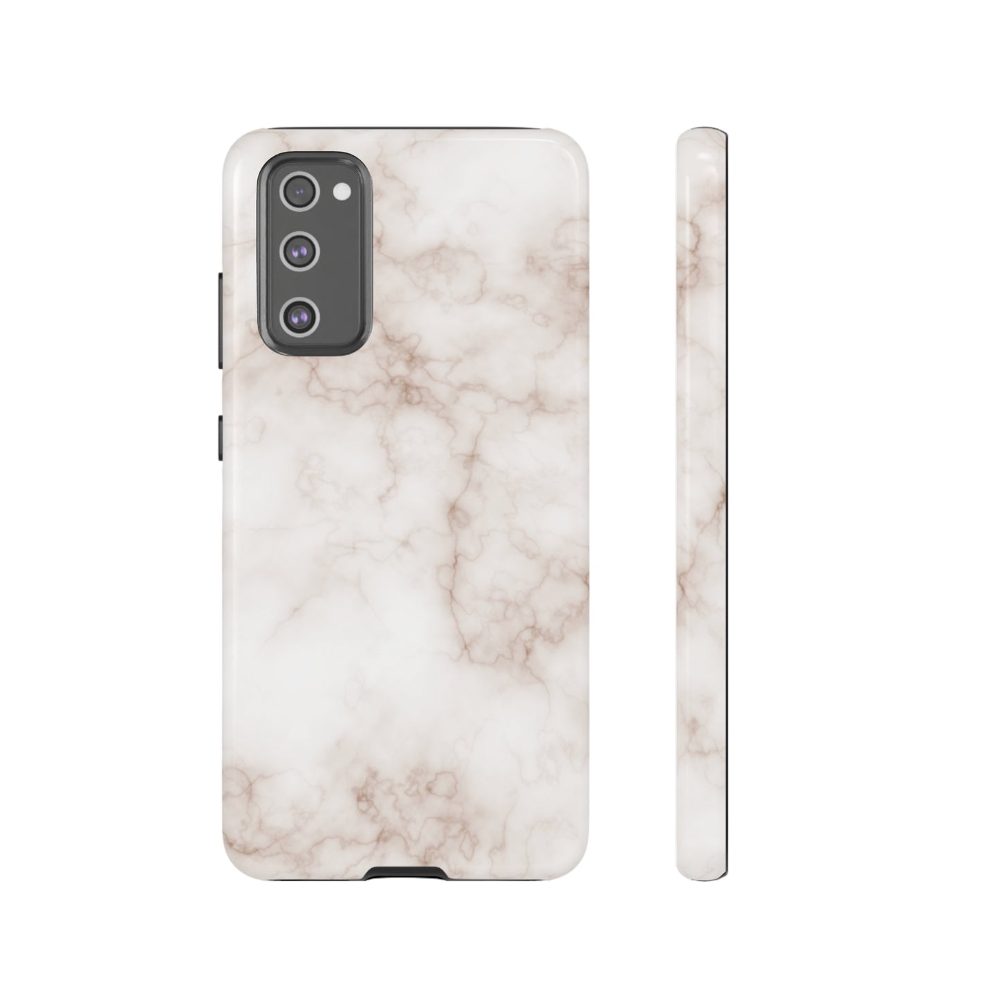 Elegant Alabaster Swirl - Cell Phone Case