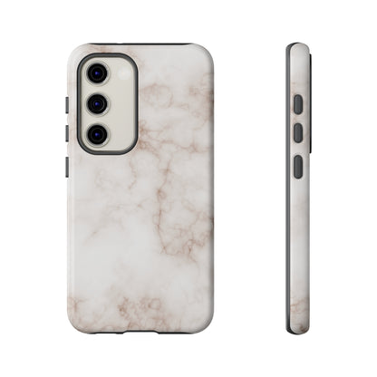 Elegant Alabaster Swirl - Cell Phone Case