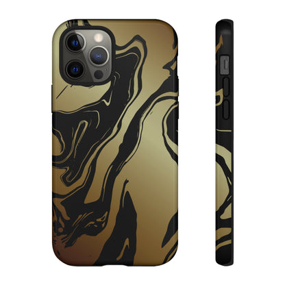 Golden Swirls - Cell Phone Case