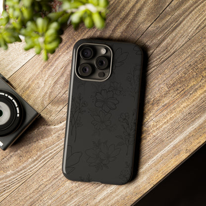 Midnight Florals - Cell Phone Case