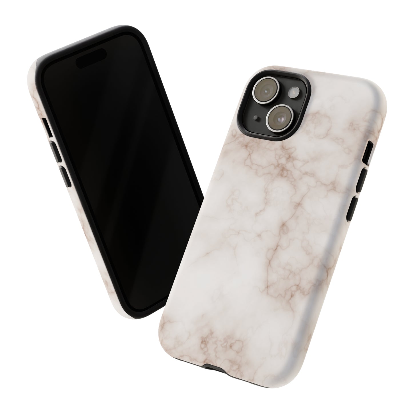 Elegant Alabaster Swirl - Cell Phone Case