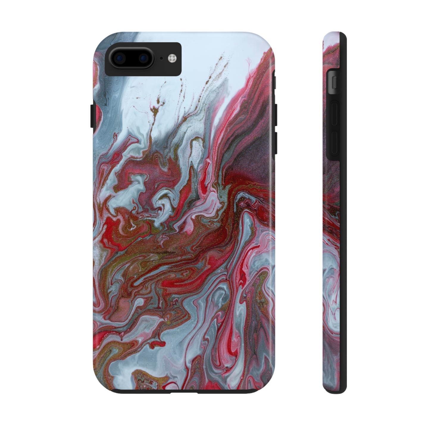 Crimson Flow - iPhone Case