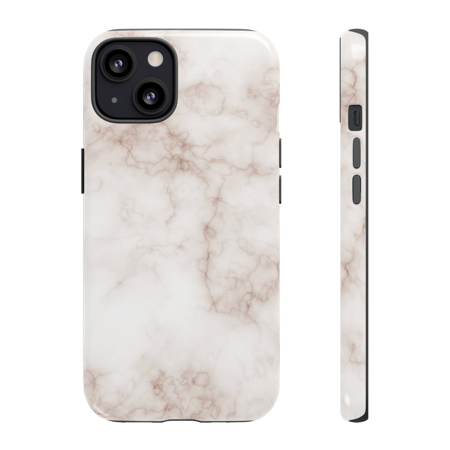 Elegant Alabaster Swirl - Cell Phone Case