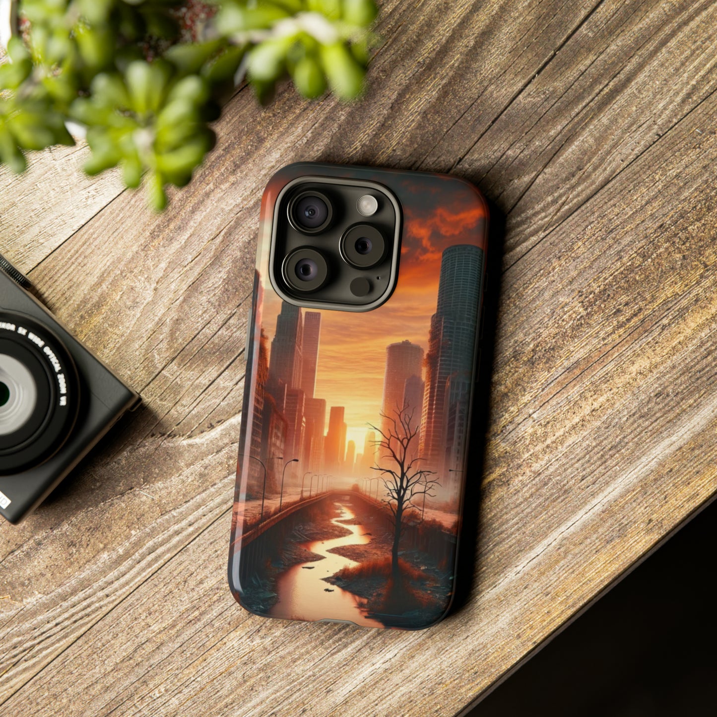 Dawn of the Urban Oasis - Cell Phone Case