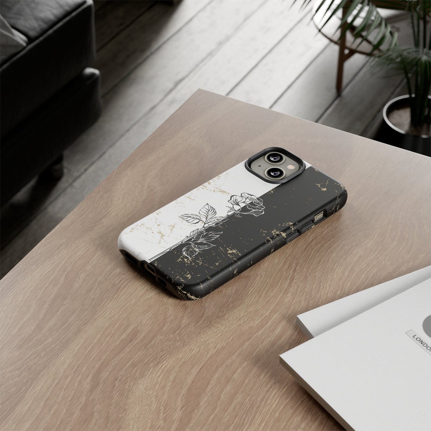 Elegant Contrast - Cell Phone Case