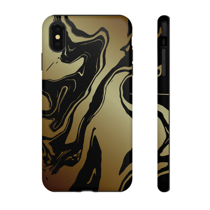 Golden Swirls - Cell Phone Case