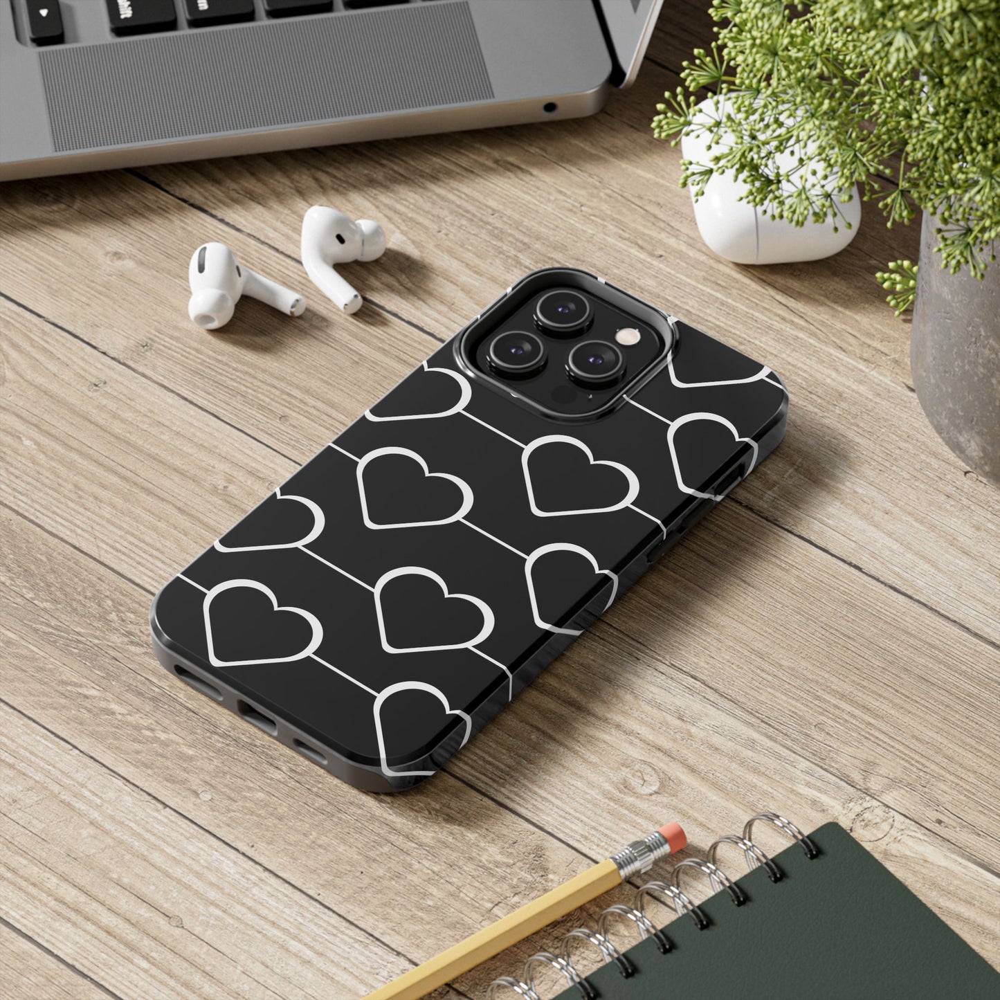 Hearts Connect - iPhone Case