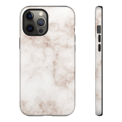 Elegant Alabaster Swirl - Cell Phone Case