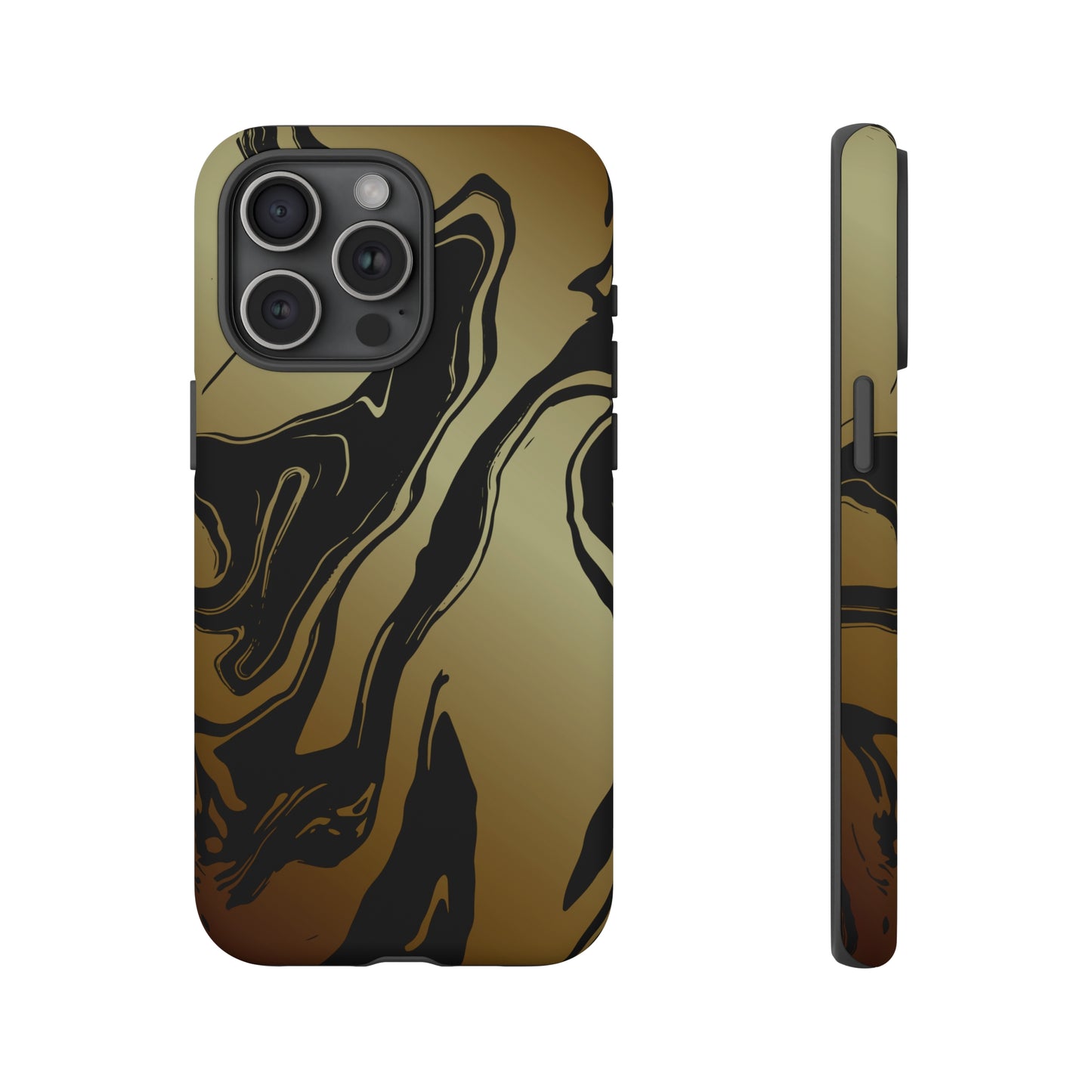 Golden Swirls - Cell Phone Case