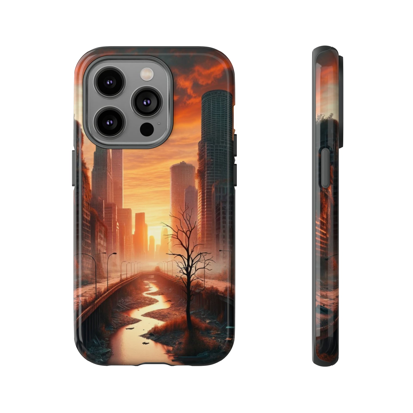 Dawn of the Urban Oasis - Cell Phone Case