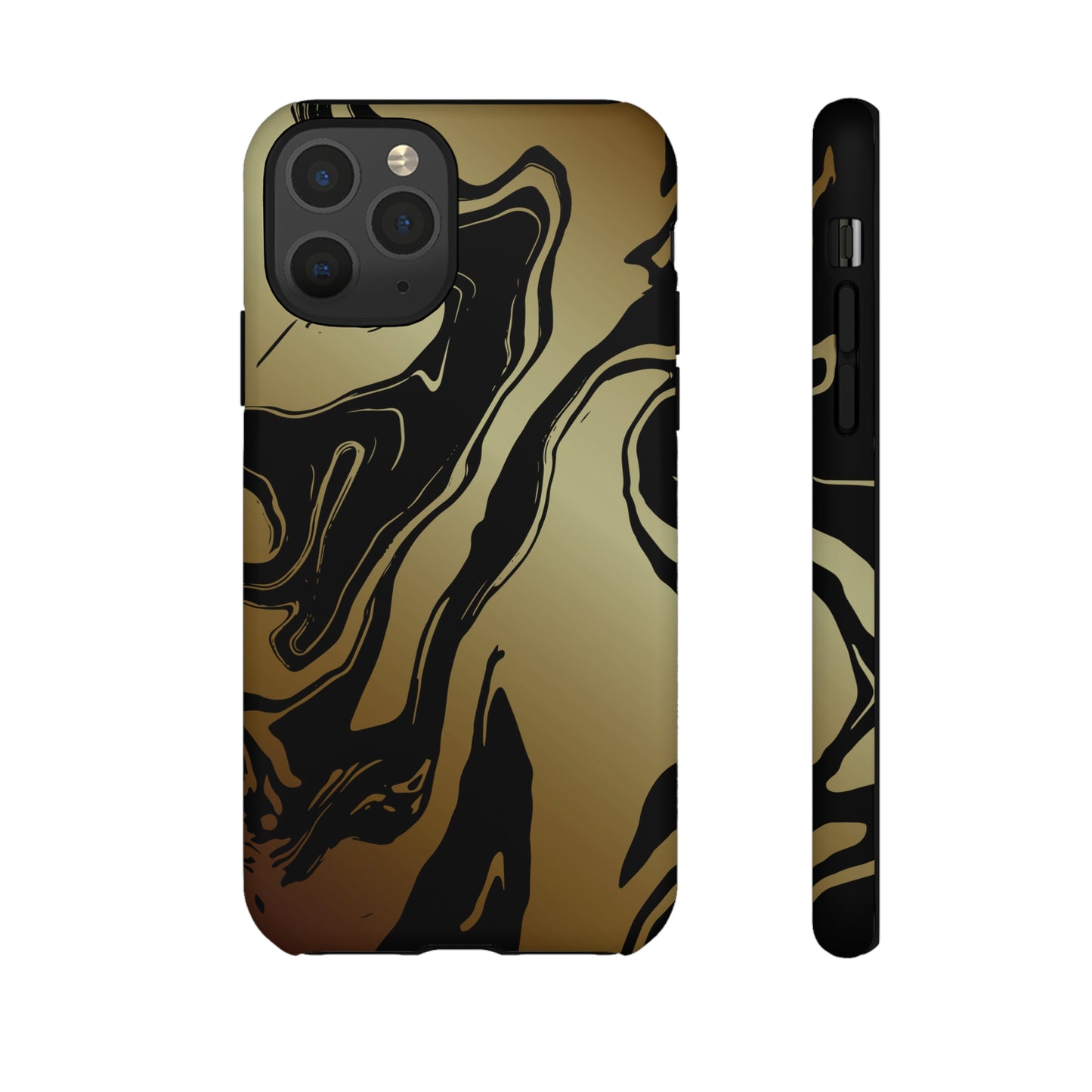 Golden Swirls - Cell Phone Case