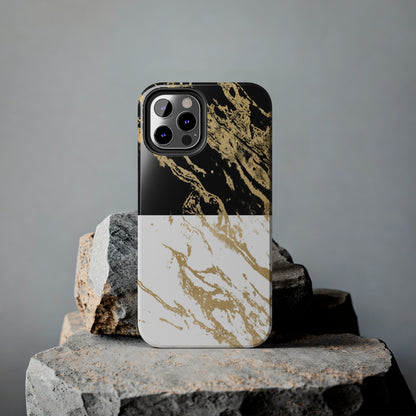 Day Meets Night Gold Rush - iPhone Case