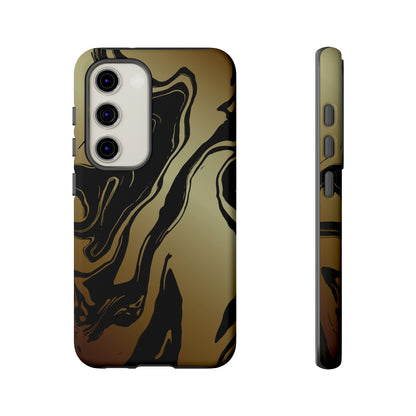 Golden Swirls - Cell Phone Case