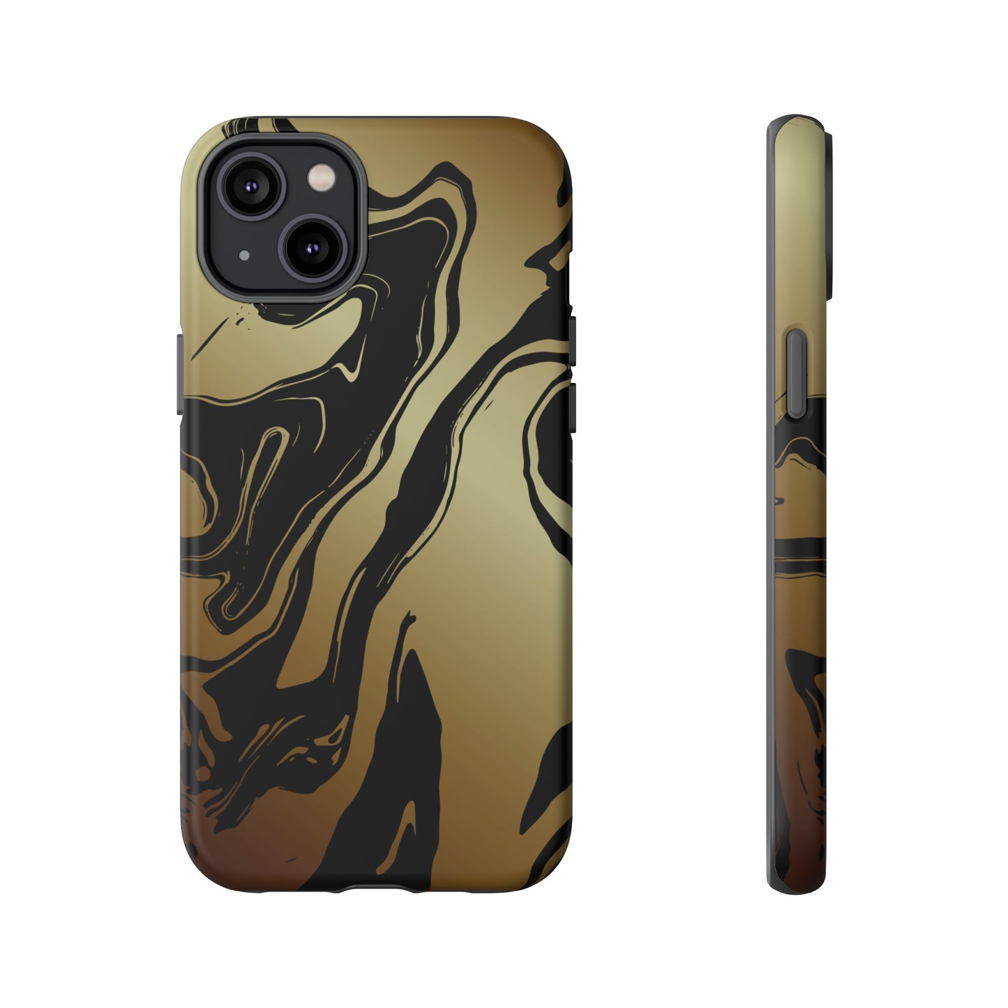 Golden Swirls - Cell Phone Case