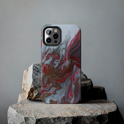 Crimson Flow - iPhone Case