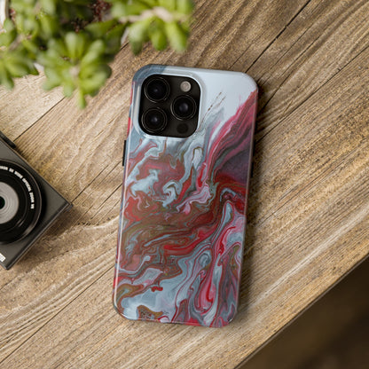 Crimson Flow - iPhone Case