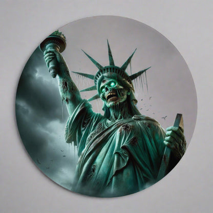 Liberty Undead - Mouse Pad | Round
