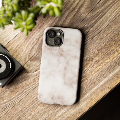 Elegant Alabaster Swirl - Cell Phone Case