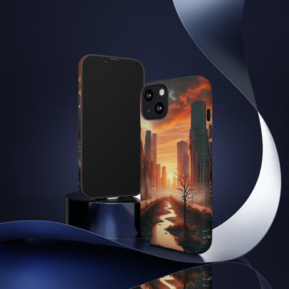 Dawn of the Urban Oasis - Cell Phone Case