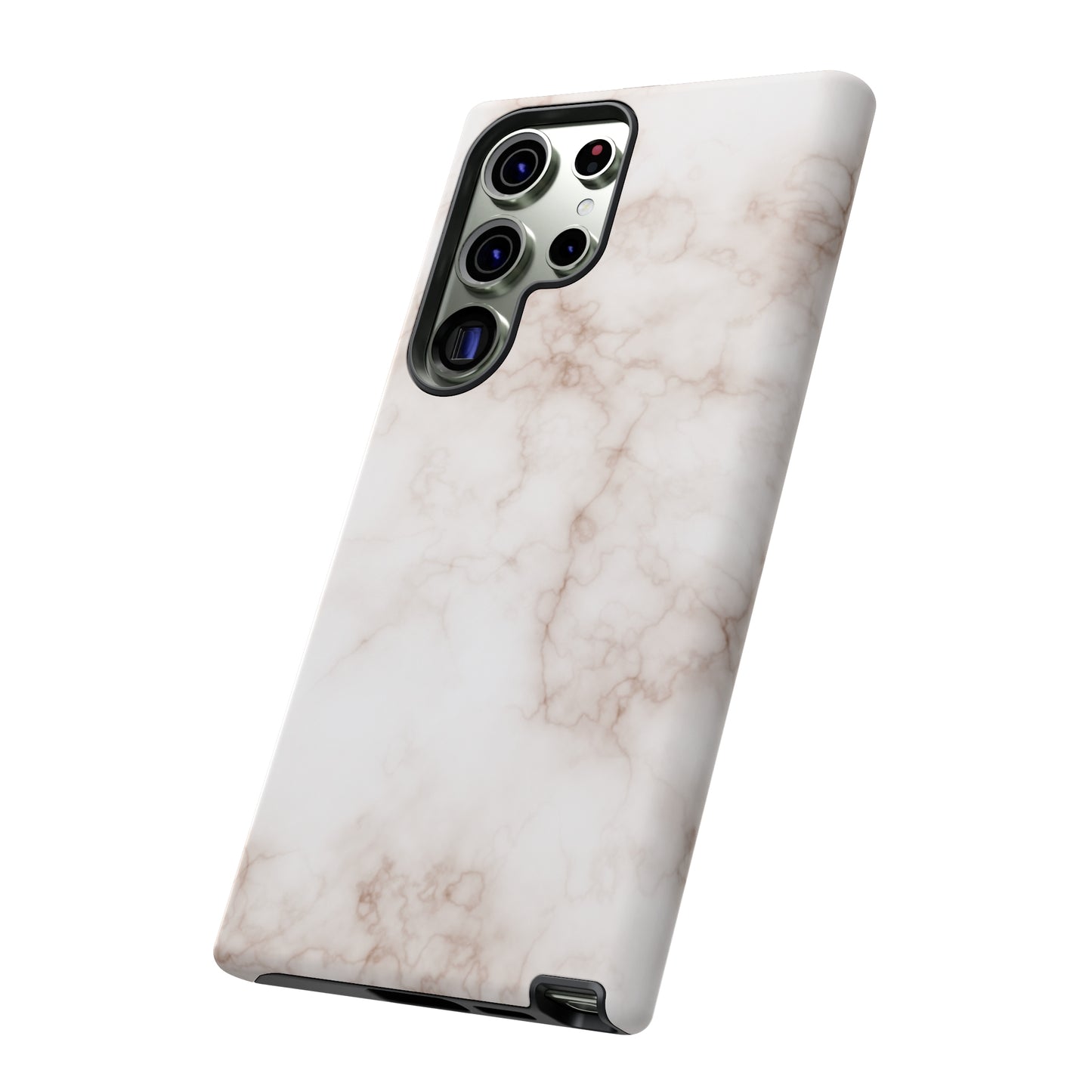 Elegant Alabaster Swirl - Cell Phone Case