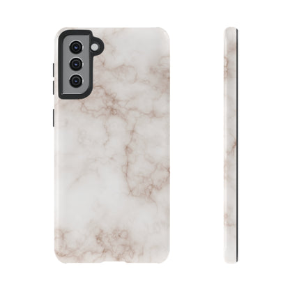 Elegant Alabaster Swirl - Cell Phone Case