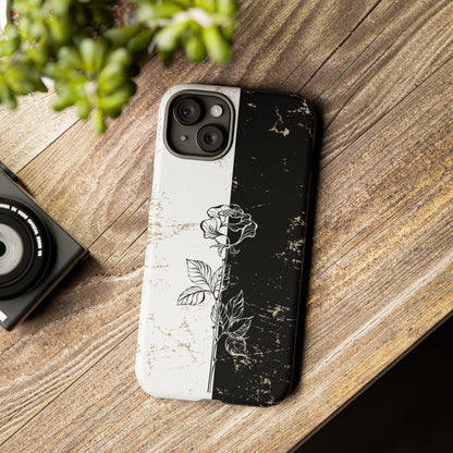 Elegant Contrast - Cell Phone Case