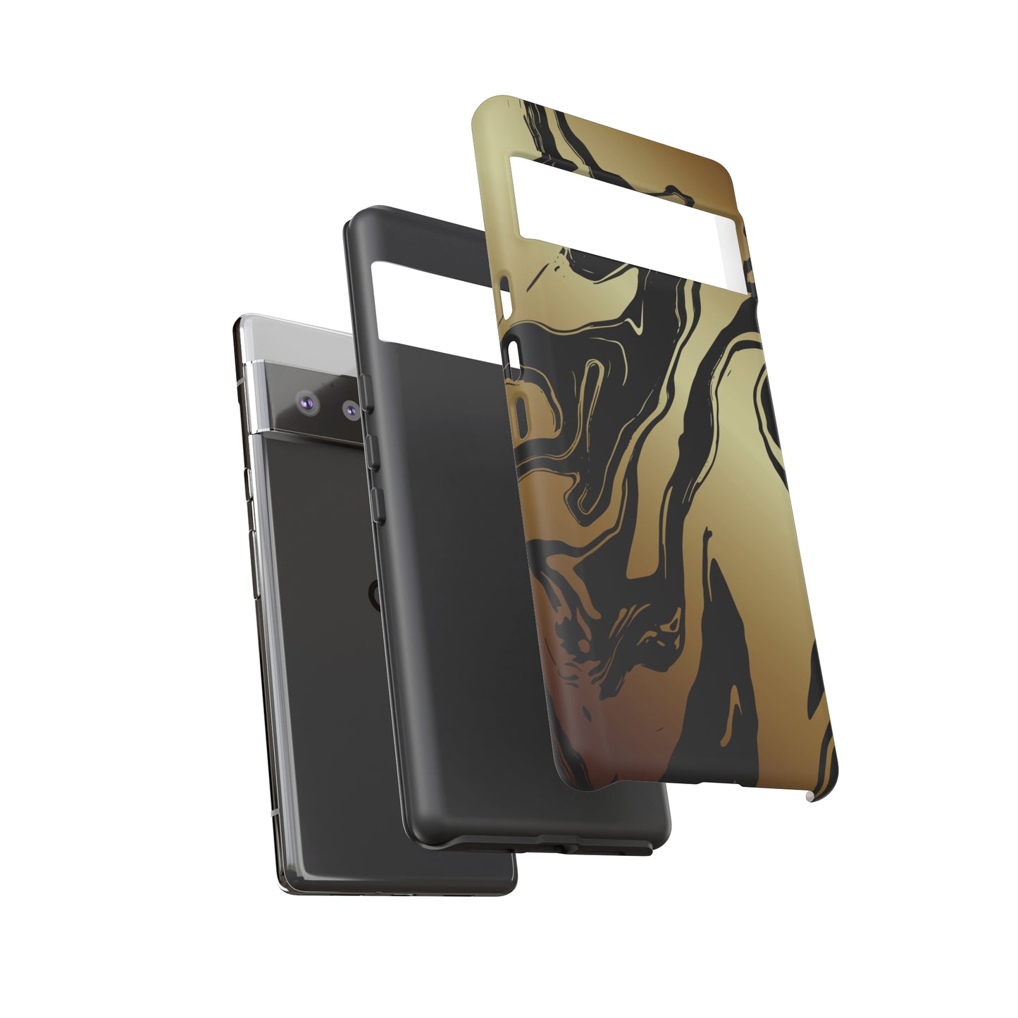 Golden Swirls - Cell Phone Case