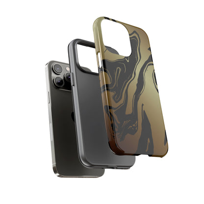 Golden Swirls - Cell Phone Case