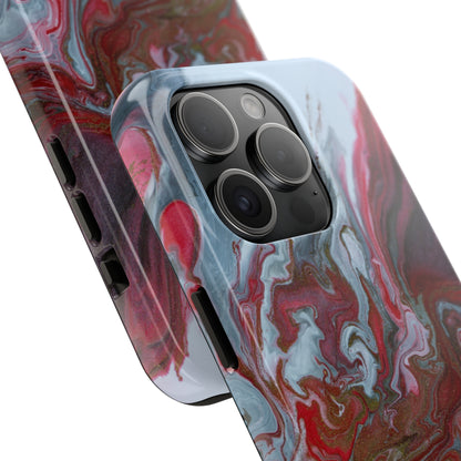 Crimson Flow - iPhone Case