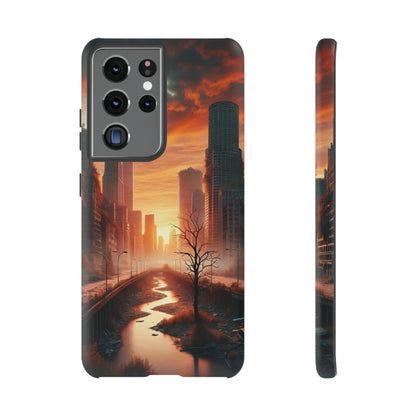 Dawn of the Urban Oasis - Cell Phone Case