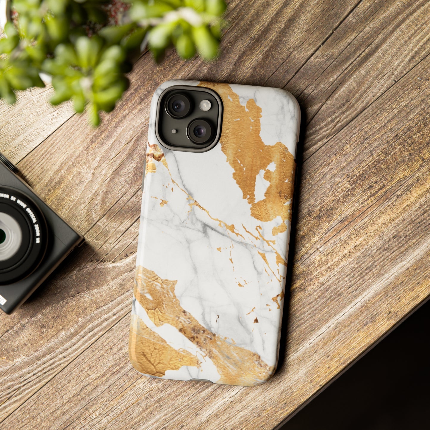 Golden Veins - Cell Phone Case