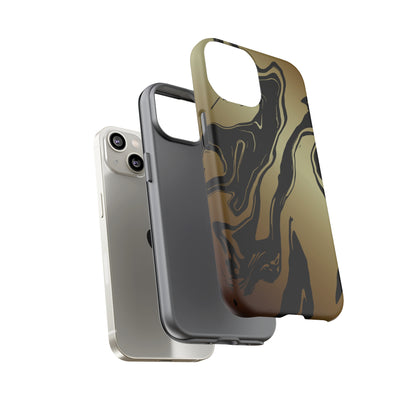 Golden Swirls - Cell Phone Case