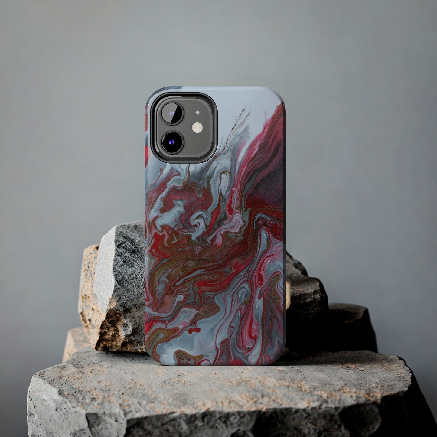 Crimson Flow - iPhone Case