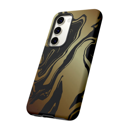 Golden Swirls - Cell Phone Case