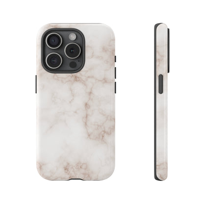 Elegant Alabaster Swirl - Cell Phone Case