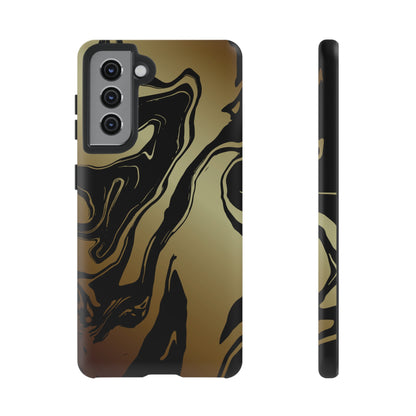 Golden Swirls - Cell Phone Case