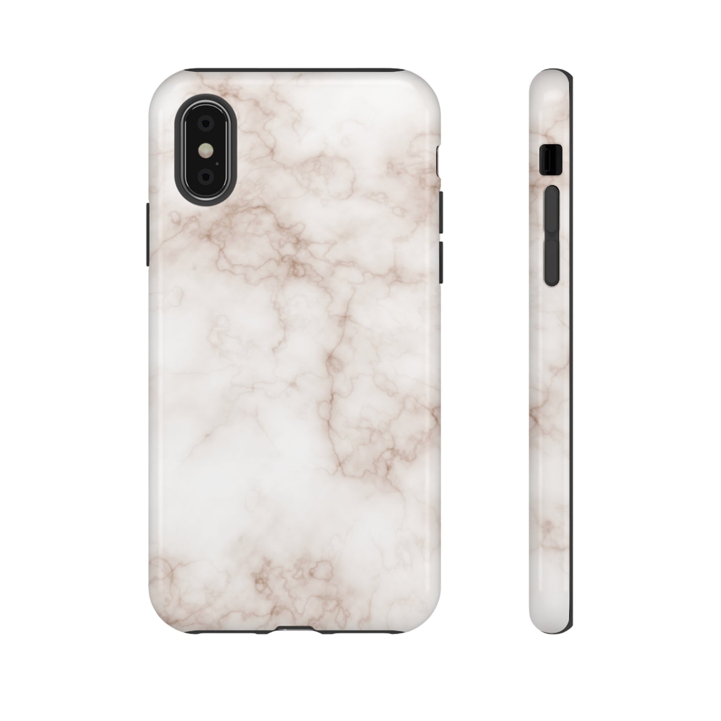 Elegant Alabaster Swirl - Cell Phone Case