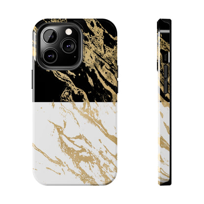 Day Meets Night Gold Rush - iPhone Case