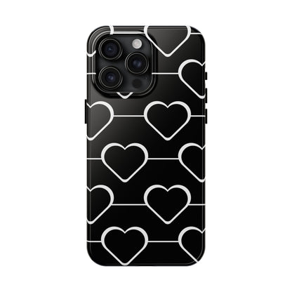 Hearts Connect - iPhone Case