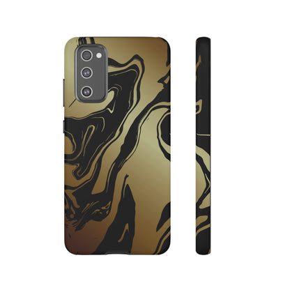 Golden Swirls - Cell Phone Case