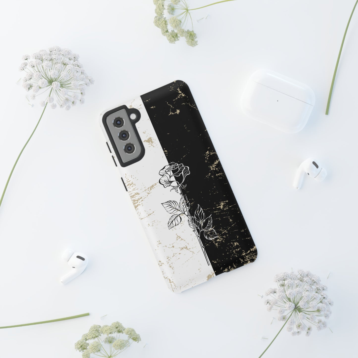 Elegant Contrast - Cell Phone Case