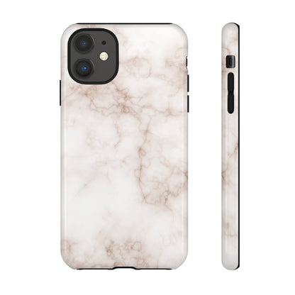 Elegant Alabaster Swirl - Cell Phone Case