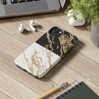 Day Meets Night Gold Rush - iPhone Case