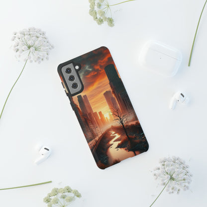 Dawn of the Urban Oasis - Cell Phone Case