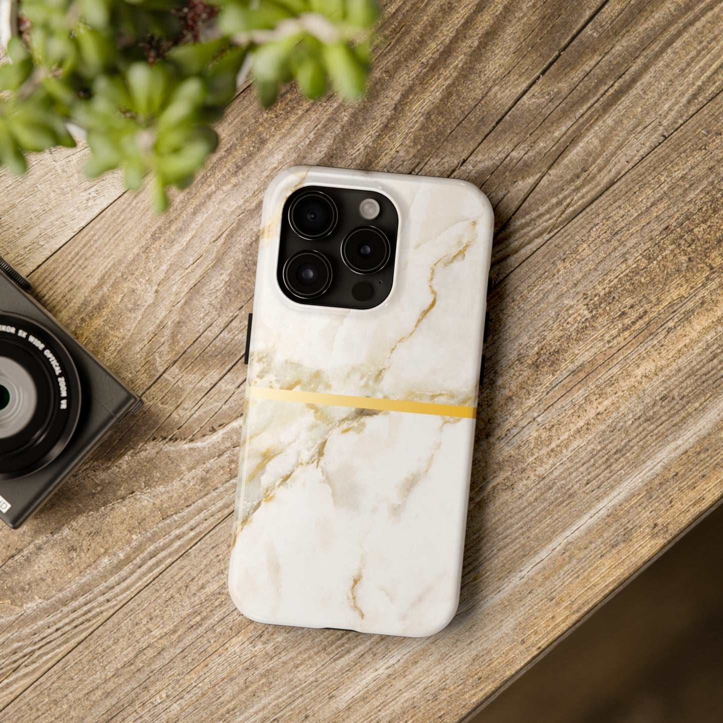 Golden Veins 2 - iPhone Case