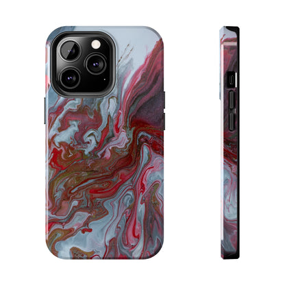 Crimson Flow - iPhone Case