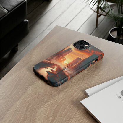 Dawn of the Urban Oasis - Cell Phone Case