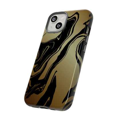 Golden Swirls - Cell Phone Case