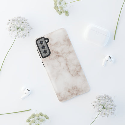 Elegant Alabaster Swirl - Cell Phone Case