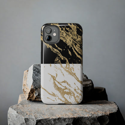 Day Meets Night Gold Rush - iPhone Case